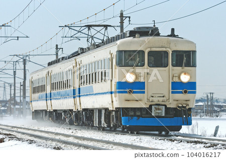 北陸本線三河加賀笠間JR西475系列A23編隊(金澤) 北陸本線三河加賀笠間JR西475系列A23編隊(金澤) 104016217