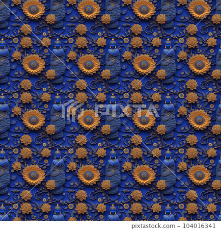 seamless texture floral pattern in arabic and indian style seamless texture floral pattern in arabic and indian style 104016341