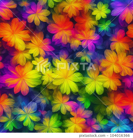 Seamless abstract floral and plant pattern Seamless abstract floral and plant pattern 104016366