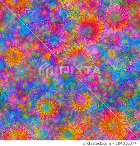 Seamless abstract floral and plant pattern Seamless abstract floral and plant pattern 104016374
