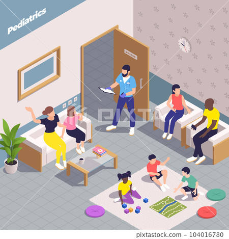 Group Pediatrics Isometric Composition 104016780