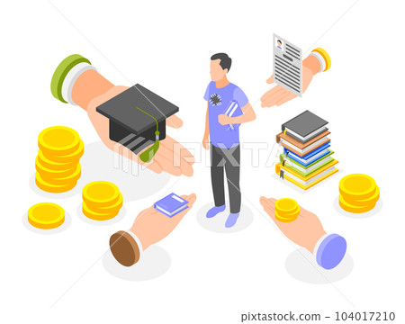 Isometric Social Insurance Composition 104017210