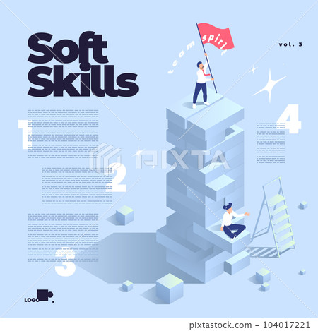 Soft Skills Infographic Poster 104017221