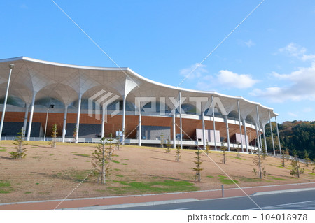 Stadium with excellent building design (Athletic Stadium, Aomori Prefecture) Stadium with excellent building design (Athletic Stadium, Aomori Prefecture) 104018978