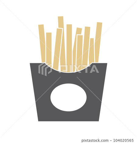 French fries icon 104020565