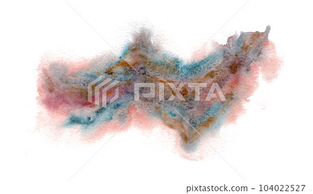 Bright expressive deep blue and red gradient wavy watercolor texture background. Modern abstract watercolour stain for decoration, greeting cards and invitation design, banner Bright expressive deep blue and red gradient wavy watercolor texture background. Modern abstract watercolour stain for decoration, greeting cards and invitation design, banner 104022527