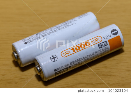 AA電池充電電池木紋背景材料 104023104