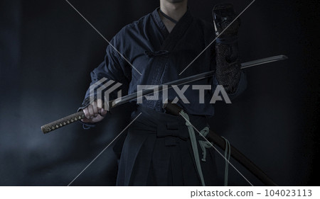 samurai wearing gauntlets 104023113