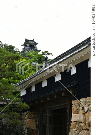 Kochi Castle in early summer Otemon Tsumemon Tenshu Honmaru Goten Black Iron Gate 104024998