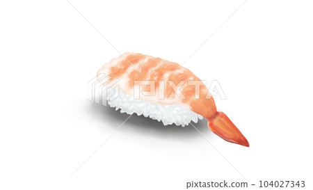 蝦 nigiri 壽司現實例證 蝦 nigiri 壽司現實例證 104027343