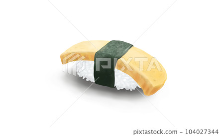 Nigiri 壽司與煎蛋捲現實例證 Nigiri 壽司與煎蛋捲現實例證 104027344
