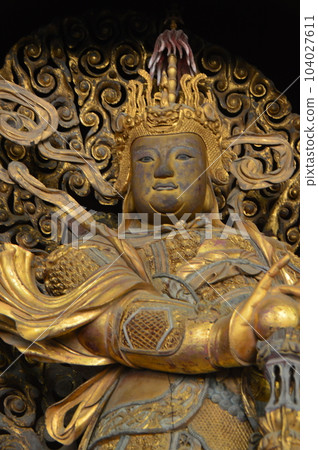 Statue of "Idaten" (Manpuku-ji Temple, Tenno-den / 34 Gogasho Sanbanwari, Uji City, Kyoto Prefecture) 104027611