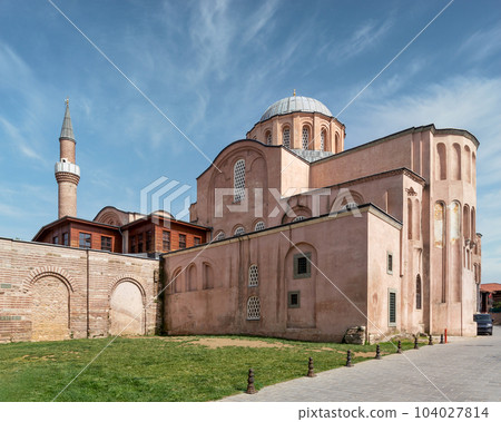 Zeyrek Mosque or Molla Zeyrek Camii, 14th century mosque, formerly Monastery of the Pantokrator, Fatih, Istanbul, Turkey Zeyrek Mosque or Molla Zeyrek Camii, 14th century mosque, formerly Monastery of the Pantokrator, Fatih, Istanbul, Turkey 104027814