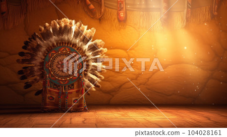 Indian tribe bohemian background free space Indian tribe bohemian background free space 104028161