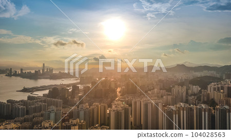 June 11 2023, Yau Tong Spectacular View of Gazing upon Victoria Harbour Splendor 104028563