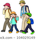 family going hiking 104029149