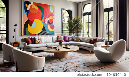 A room with stylish furniture A room with stylish furniture 104030440