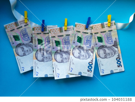 Background of the five hundred hryvnia banknotes Background of the five hundred hryvnia banknotes 104031188