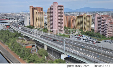 阪神高速公路灣岸線(大阪府泉大津市)視頻公開 阪神高速公路灣岸線(大阪府泉大津市)視頻公開 104031655