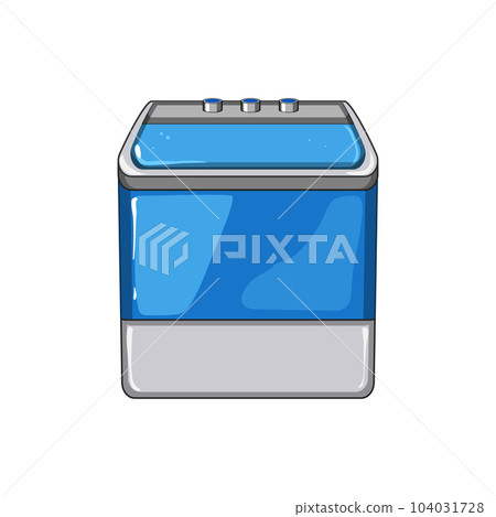 modern washing machine cartoon vector illustration 104031728