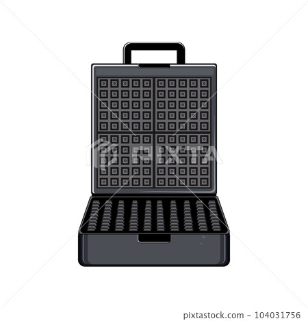 dessert waffle iron cartoon vector illustration dessert waffle iron cartoon vector illustration 104031756