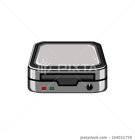 machine waffle iron cartoon vector illustration machine waffle iron cartoon vector illustration 104031759