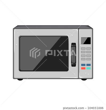 object microwave kitchen cartoon vector illustration object microwave kitchen cartoon vector illustration 104031886