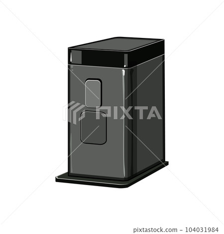 cafe capsule coffee maker cartoon vector illustration 104031984