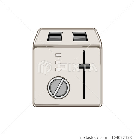 object toaster bread cartoon vector illustration object toaster bread cartoon vector illustration 104032158