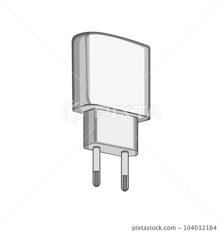 connection power adapter cartoon vector illustration 104032164