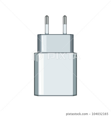 cable power adapter cartoon vector illustration 104032165
