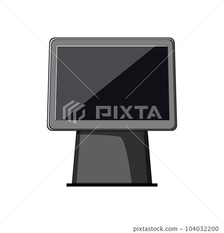 device pos terminal cartoon vector illustration device pos terminal cartoon vector illustration 104032200