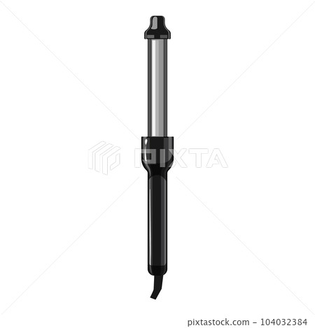 stylist curling hair cartoon vector illustration 104032384