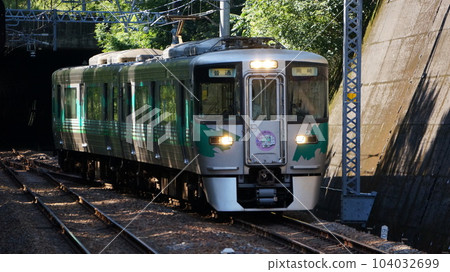 Scenery of the Aichi Loop Railway Series 2000... - Stock Photo ...