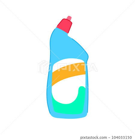 household toilet cleaner cartoon vector illustration 104033150