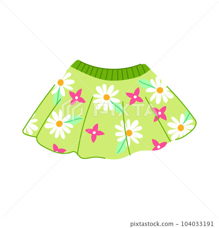 wear skirt baby cartoon vector illustration wear skirt baby cartoon vector illustration 104033191