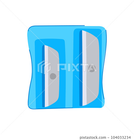 equipment sharpener pencil cartoon vector illustration equipment sharpener pencil cartoon vector illustration 104033234