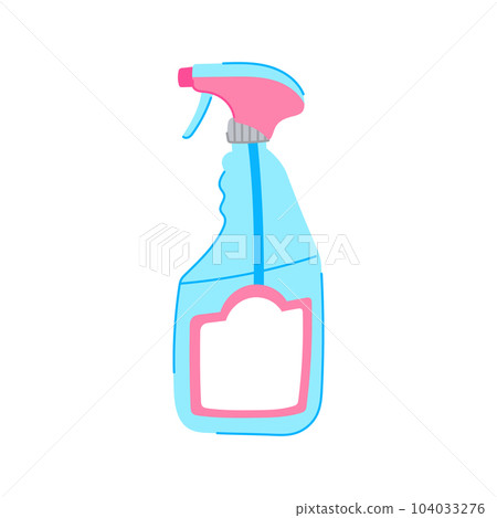 clean glass cleaner cartoon vector illustration 104033276