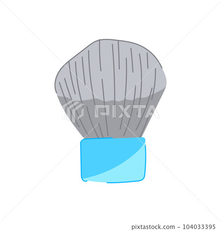 face cosmetic brush cartoon vector illustration face cosmetic brush cartoon vector illustration 104033395