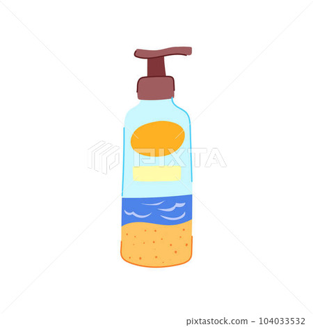 beauty sun cream cartoon vector illustration beauty sun cream cartoon vector illustration 104033532