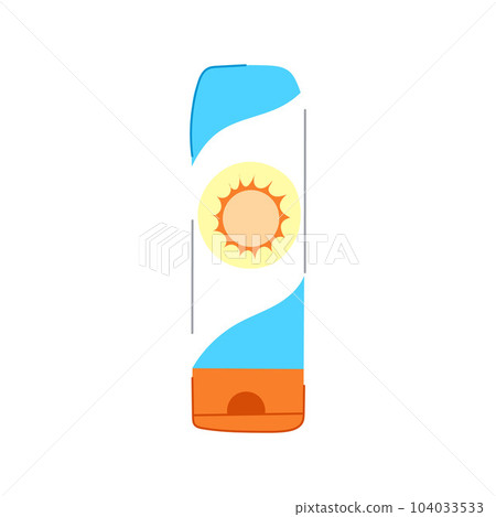 screen sun cream cartoon vector illustration screen sun cream cartoon vector illustration 104033533