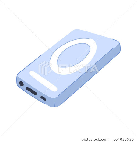 cellphone power bank cartoon vector illustration cellphone power bank cartoon vector illustration 104033556