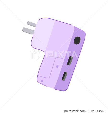 usb power bank cartoon vector illustration usb power bank cartoon vector illustration 104033569