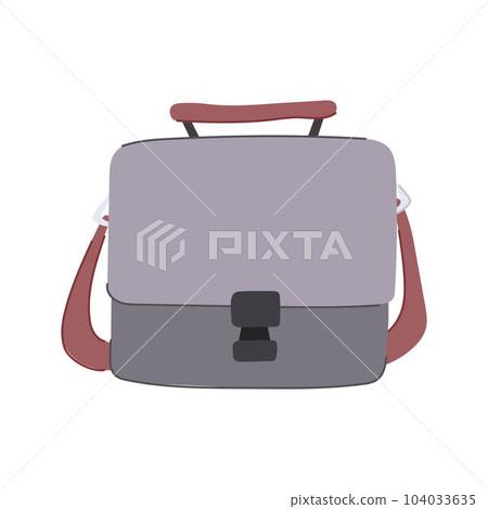 suitcase laptop bag cartoon vector illustration 104033635