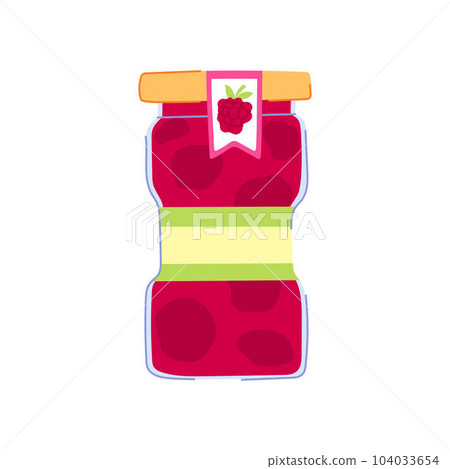 glass jam jar cartoon vector illustration 104033654