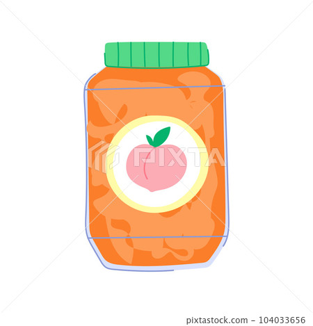 marmalade jam jar cartoon vector illustration marmalade jam jar cartoon vector illustration 104033656