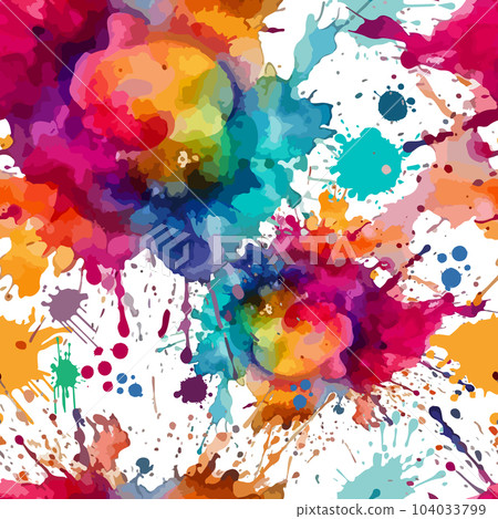Seamless pattern of watercolor blots. Vector illustration Seamless pattern of watercolor blots. Vector illustration 104033799