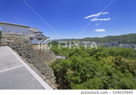 View from Tsuyama Castle Honmaru (Tsuyama City, Okayama Prefecture) View from Tsuyama Castle Honmaru (Tsuyama City, Okayama Prefecture) 104034940