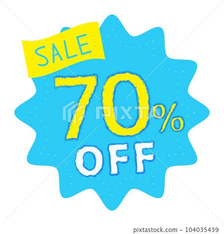 70% OFF sale icon 70% OFF sale icon 104035439