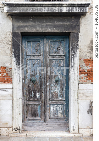 Old wooden door Old wooden door 104035538